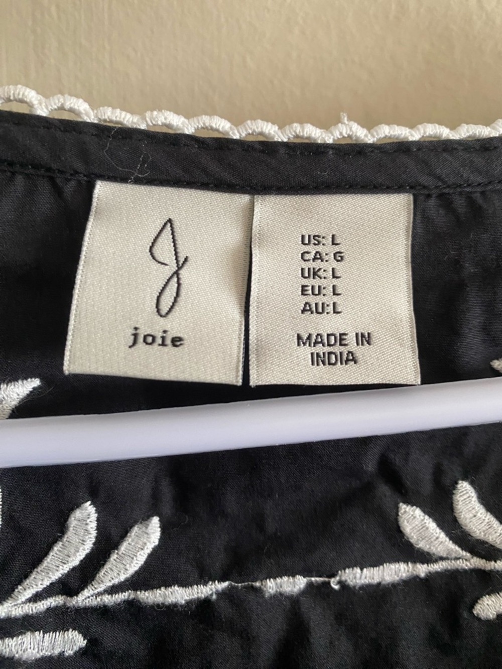 Joie Black Embroidered Tie-Front Bolero Jacket - Picture 3 of 9